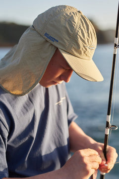 Just Another Fisherman Billfish Flap Cap - Sage - Harry and Her
