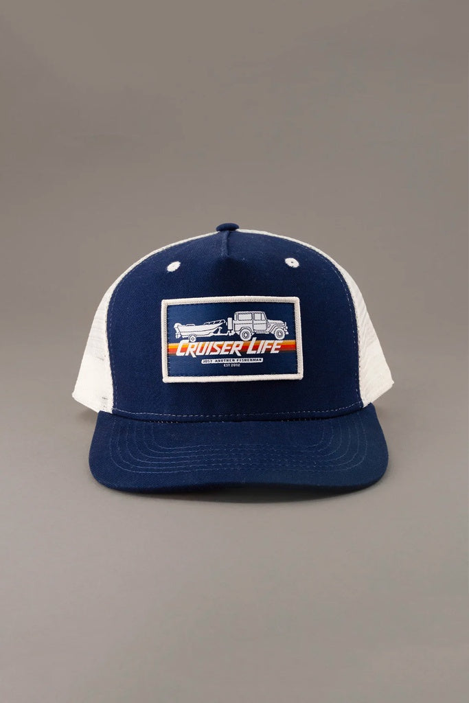 Just Another Fisherman Cruiser Life Trucker Navy