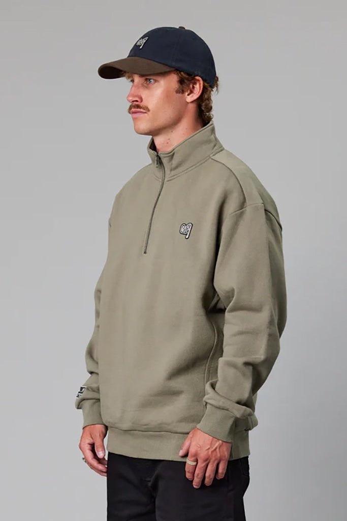 Just Another Fisherman Happy Angler Zip Fleece Tussock