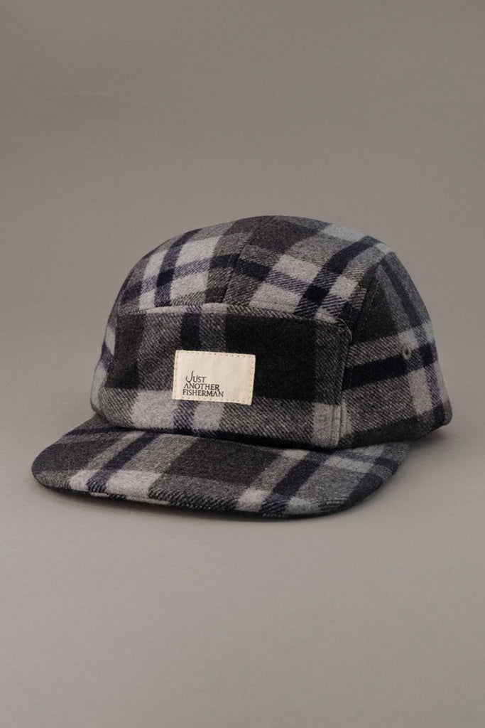 Just Another Fisherman Wool 5 Panel Graphite Check