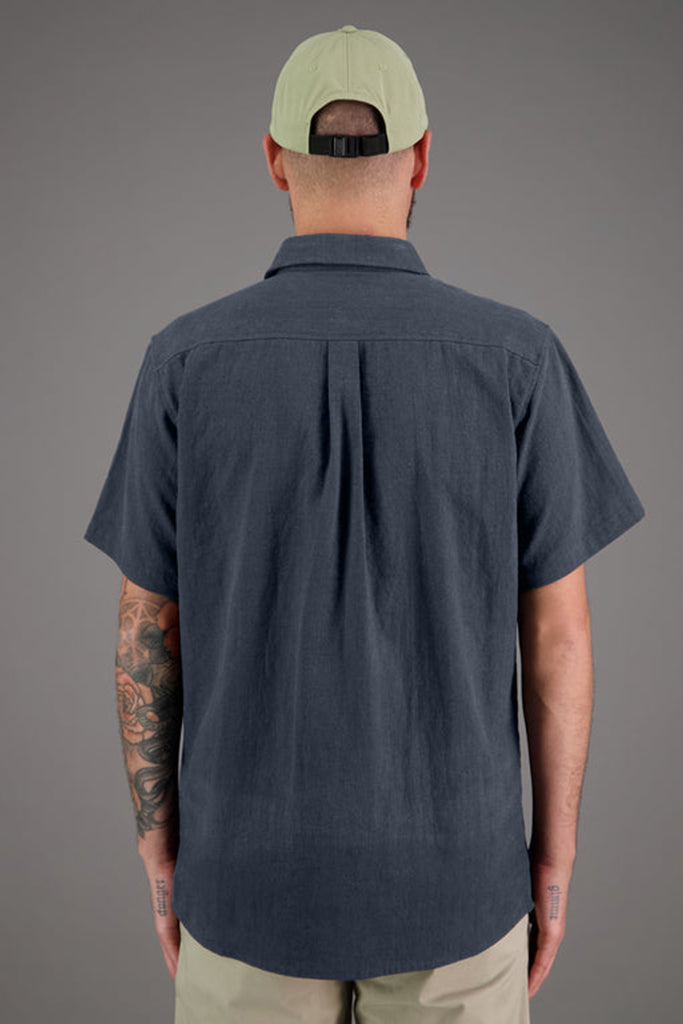 Just Another Fisherman Coastal SS Shirt Navy