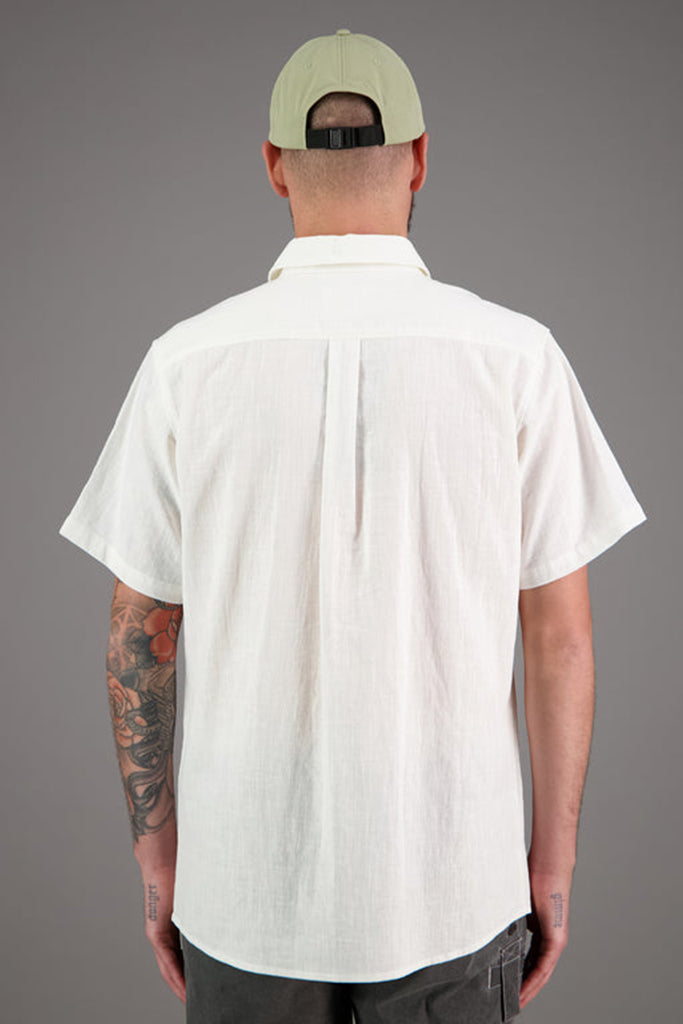 Just Another Fisherman Coastal SS Shirt White