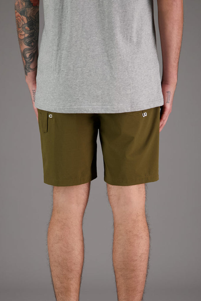 Just Another Fisherman Crewman Shorts - Olive