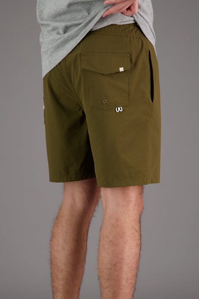 Just Another Fisherman Crewman Shorts - Olive