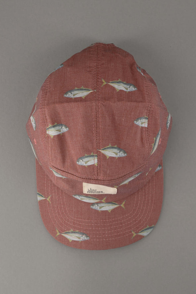 Just Another Fisherman Trev 5 Panel Cap - Cinnabar