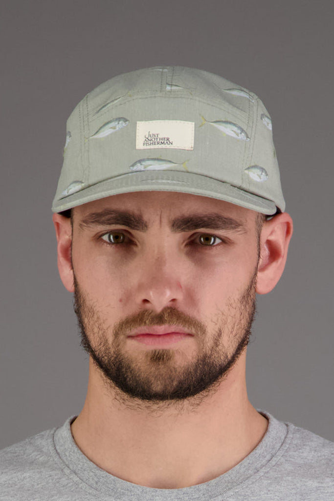 Just Another Fisherman Trev 5 Panel Cap - Moss