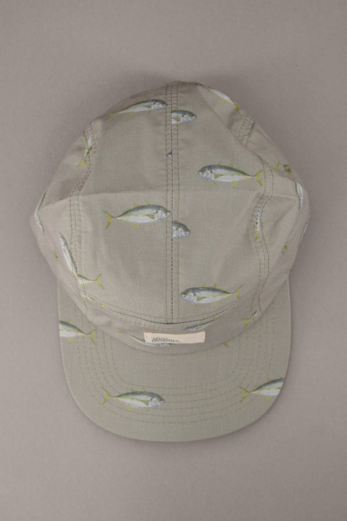 Just Another Fisherman Trev 5 Panel Cap - Moss