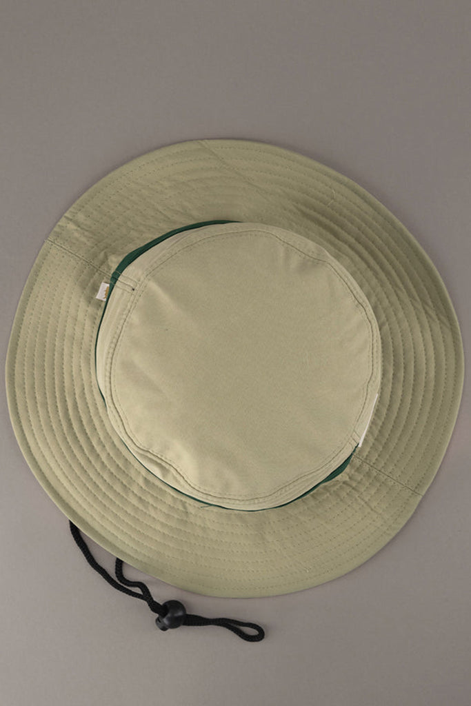 Just Another Fisherman Voyager Wide Brim - Light Grey/Green