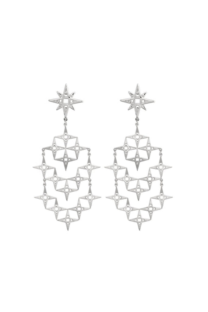 LDK Stardust Earring- Platinum