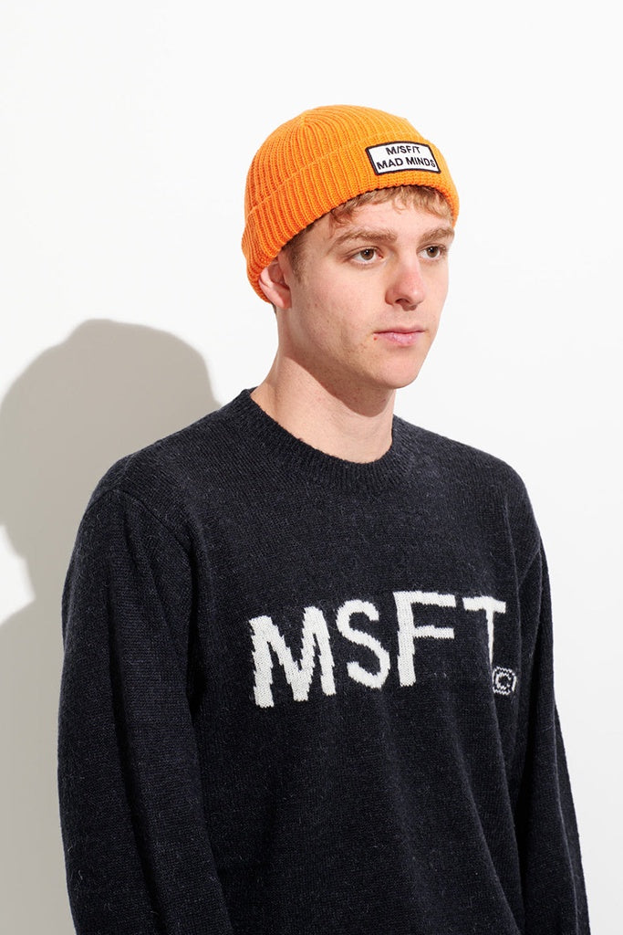 Misfit Groundhogs Beanie Blazing Orange