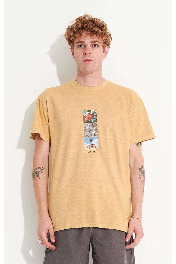 Misfit Hong Kong Garden 50-50 SS Tee Pigment Tan