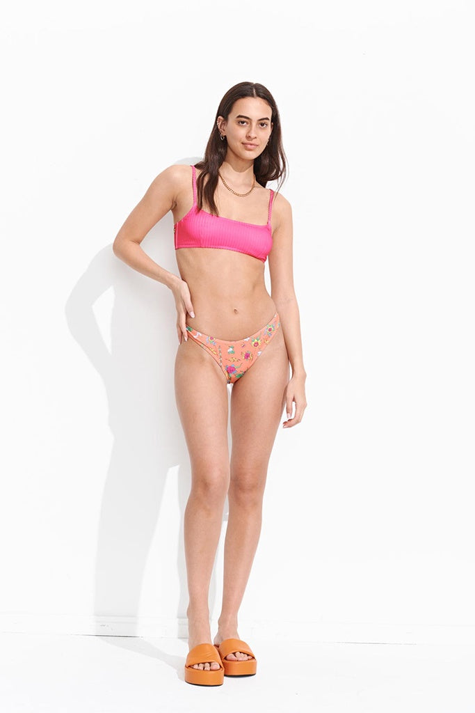 Misfit Leone Bikini Top Fuschia Pink