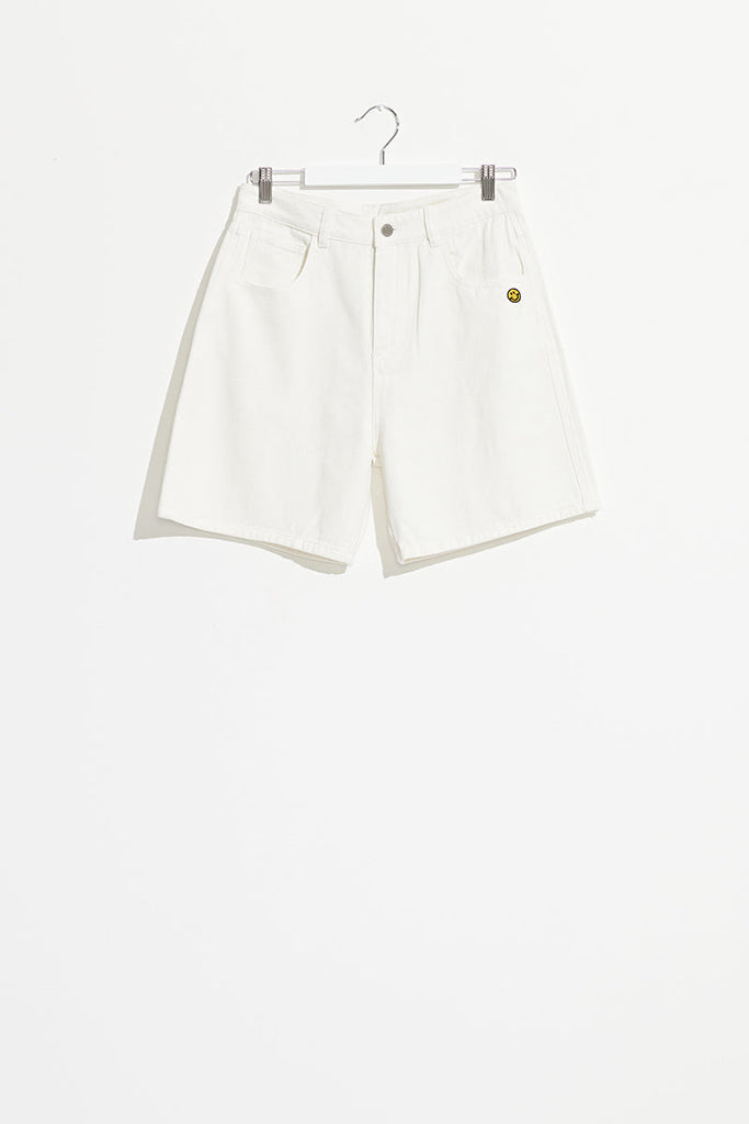 Misfit Heavenly People Shorts Washed White