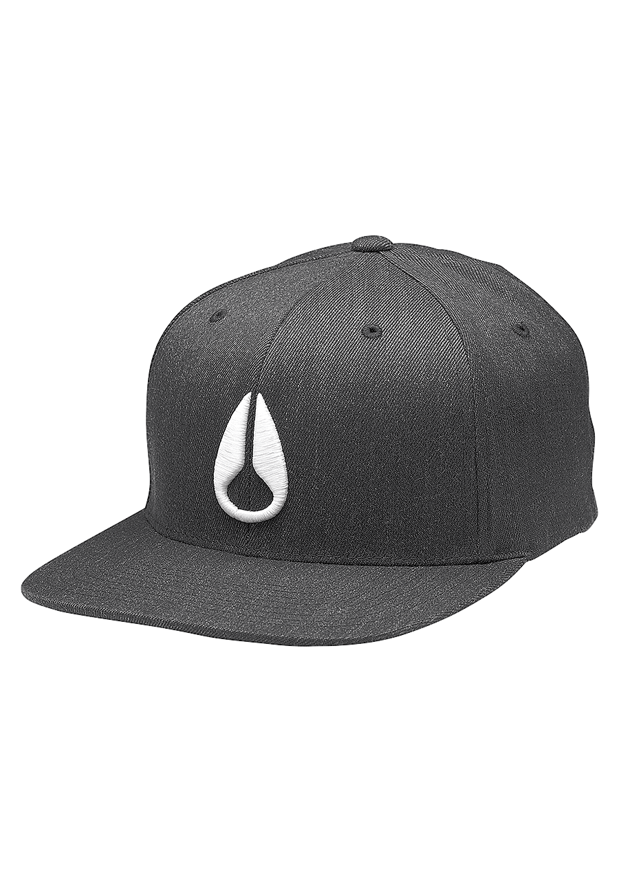 Nixon Deep Down FF Athletic Fit Hat Black Heather / White