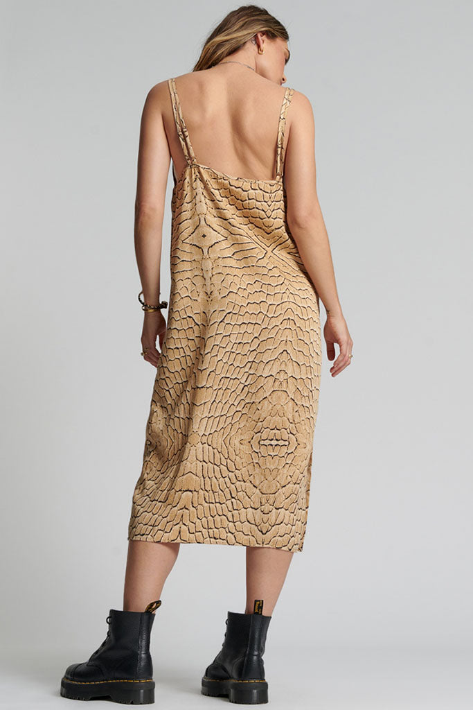 One Teaspoon Delusion Laced Slip Dress Snake