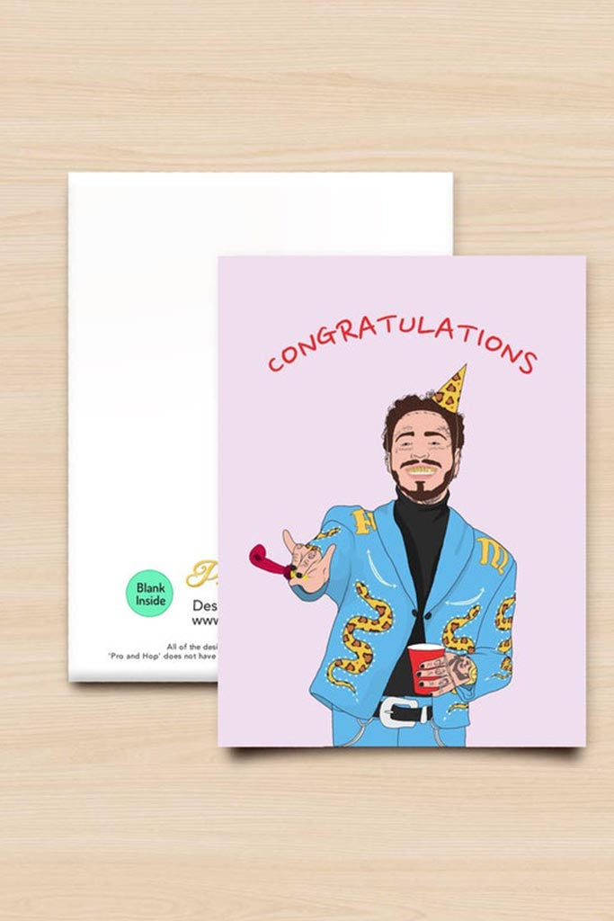 Pro &amp; Hop Posty Greeting Card