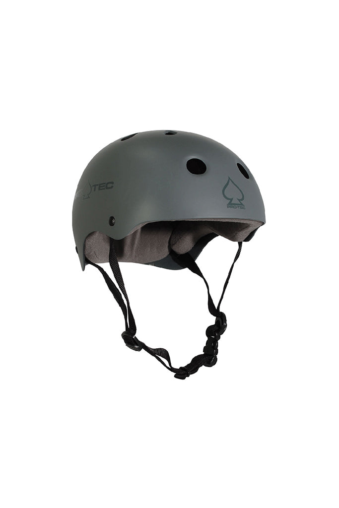 Protec Pro - Classic Skate Matte Gray Helmet