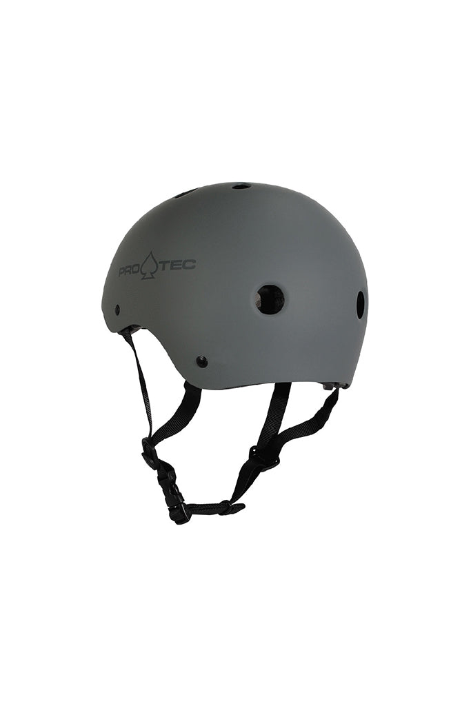 Protec Pro - Classic Skate Matte Gray Helmet