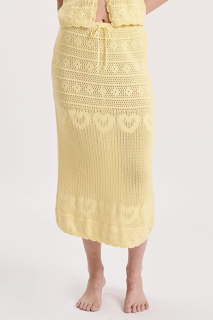 Rollas Slip Skirt Knit Sun