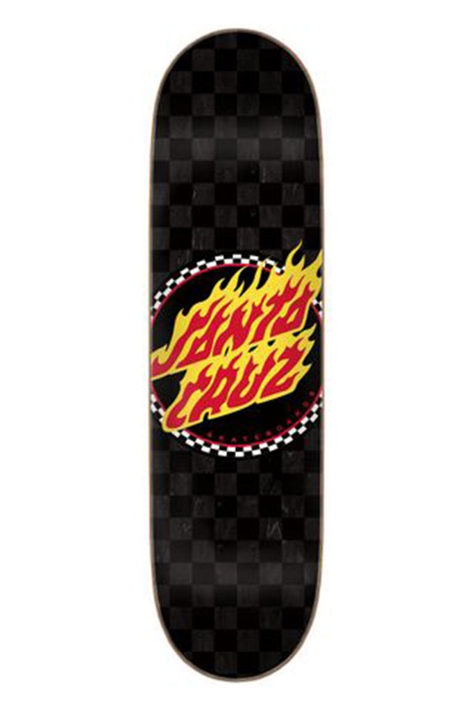 Santa Cruz Flame Dot Check 7 Ply Birch 8.5'' X 32.2''