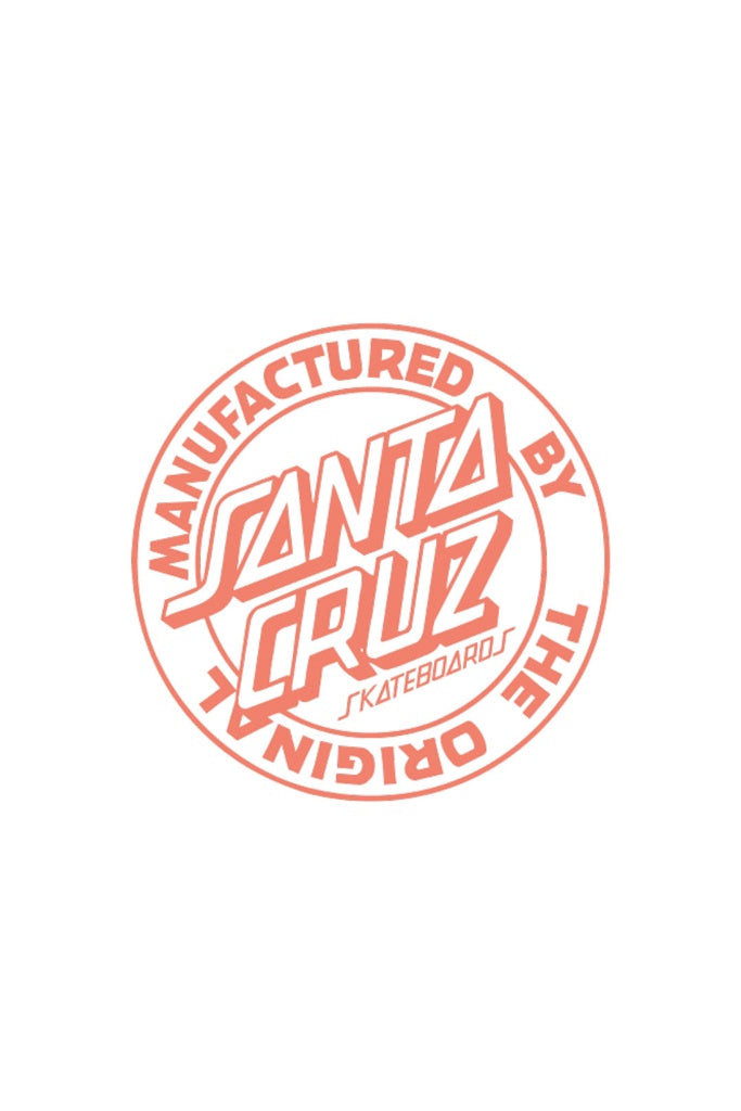 Santa Cruz Mfg Dot Sticker Orange