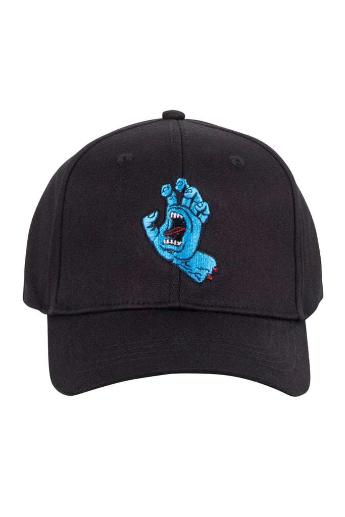 Santa Cruz Screaming Hand Patch Cap Black