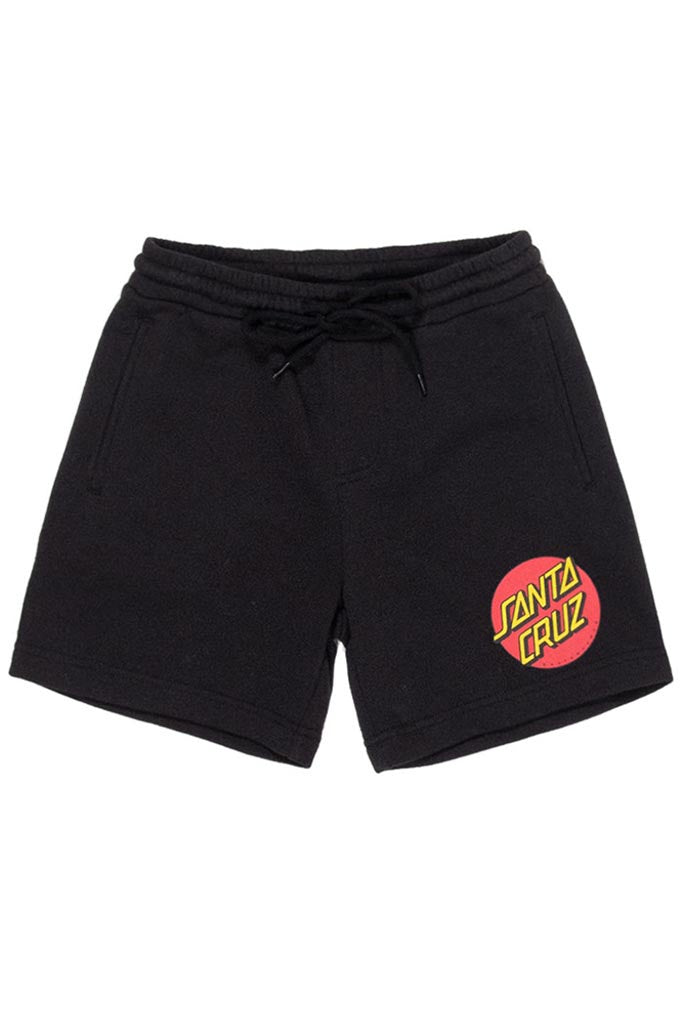 Santa Cruz Youth Classic Dot Track Short Black