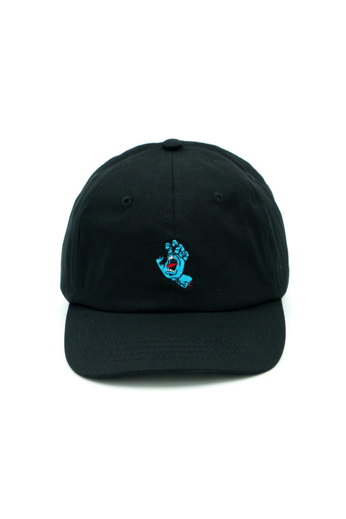 Santa Cruz Youth Screaming Hand Black Baseball Hat