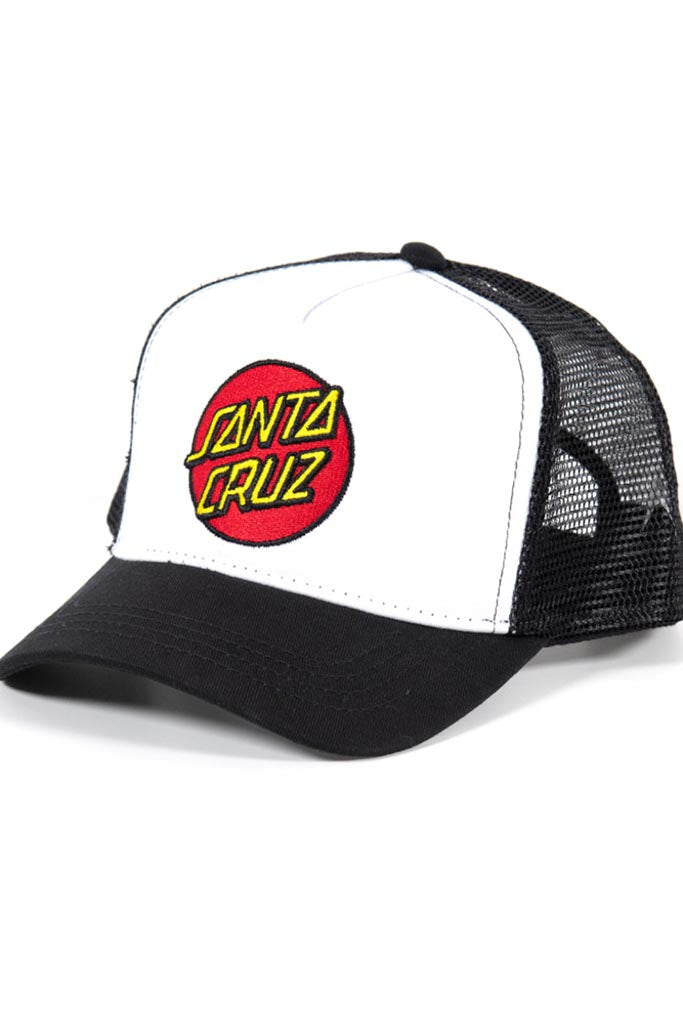 Santa Cruz Classic Dot Cap White