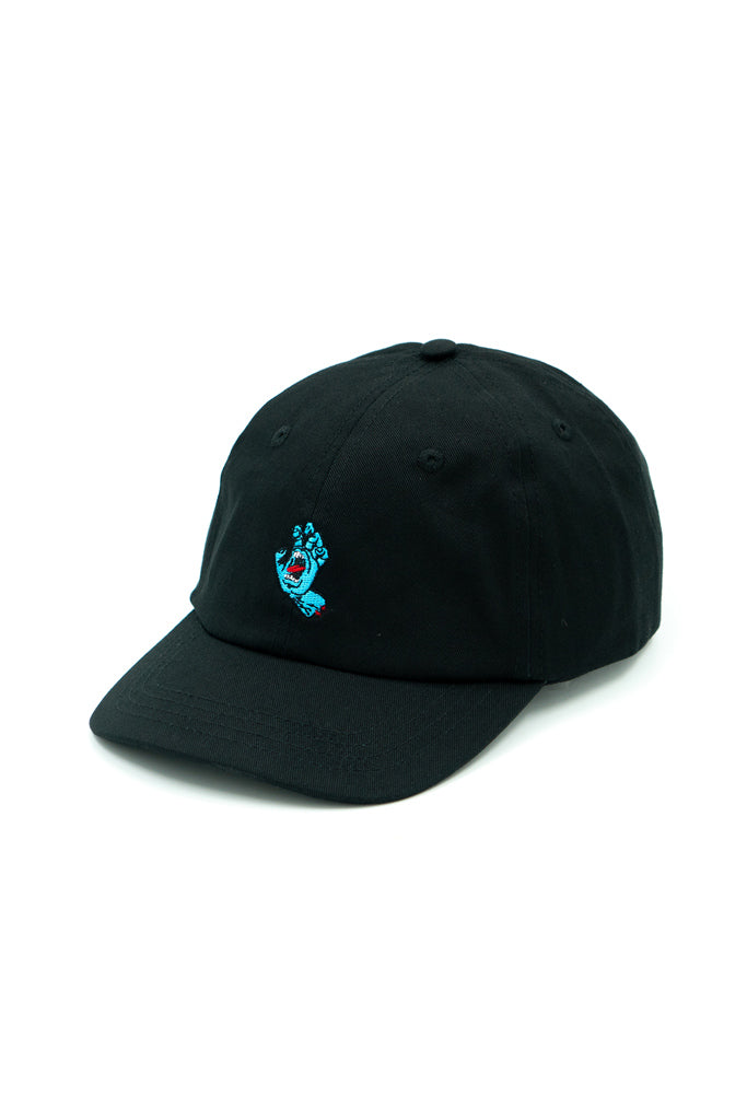 Santa Cruz Youth Screaming Hand Black Baseball Hat