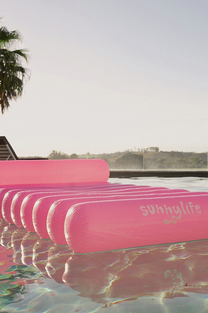 SunnyLife Tube Lilo Neon Pink