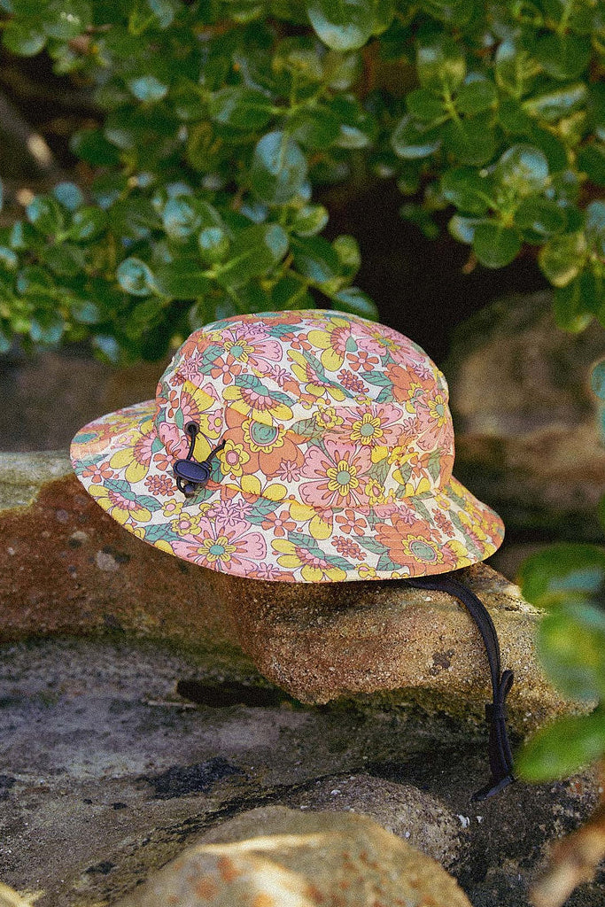 Sunward Bound Surf Hat Floral Flow