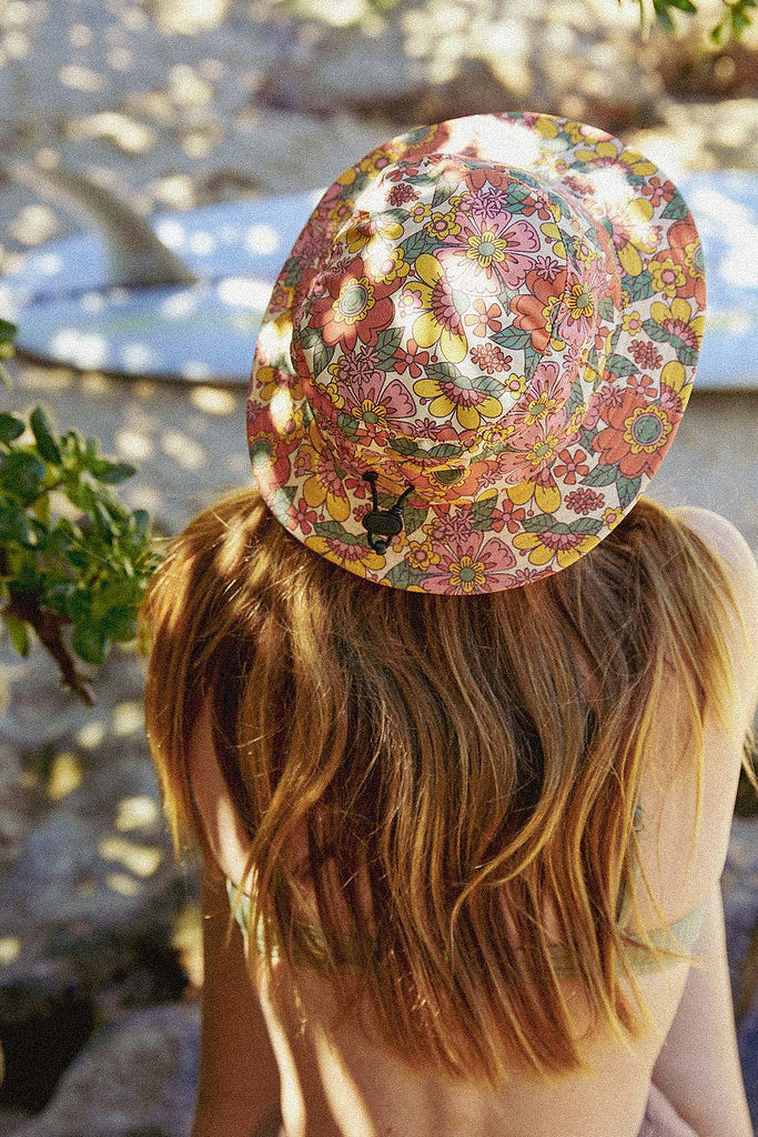 Sunward Bound Surf Hat Floral Flow