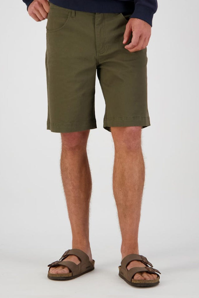 Swanndri Collingwood Shorts Dark Khaki