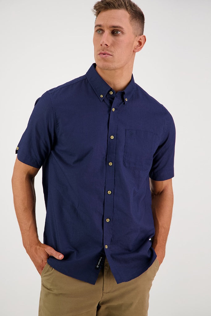 Swanndri Lowell Shirt Navy