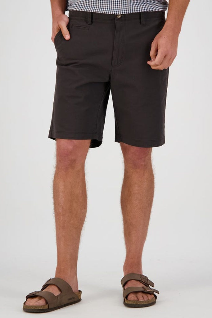 Swanndri Mission Bay Chino Shorts Black