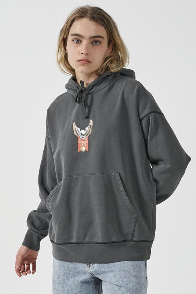 Thrills All For One Fleece Hood Merch Black