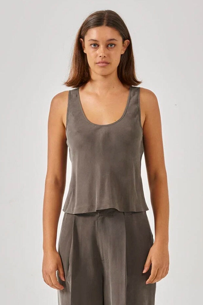 Thrills Bowery Slip Tank Truffle