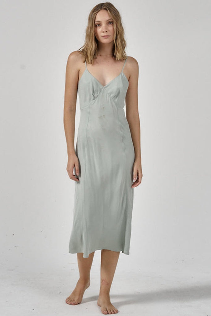 Thrills Chelsea Slip Dress - Sea Glass