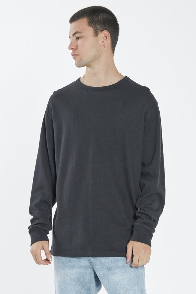 Thrills Hemp Thrills Embro Merch Fit Long Sleeve Tee - Black