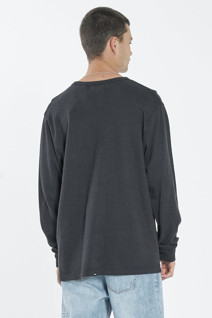 Thrills Hemp Thrills Embro Merch Fit Long Sleeve Tee - Black