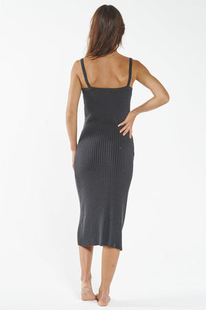 Thrills Maria Knit Dress Black