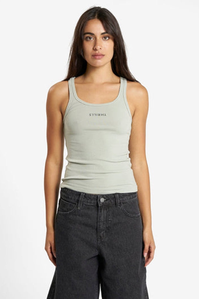 Thrills Minimal Thrills Scoop Tank Sage Grey