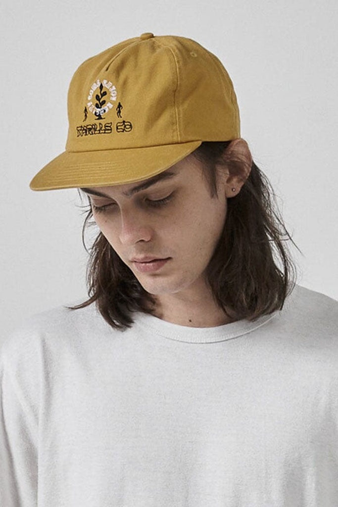 Thrills Natural Gravitation 5 Panel Cap Mineral Yellow