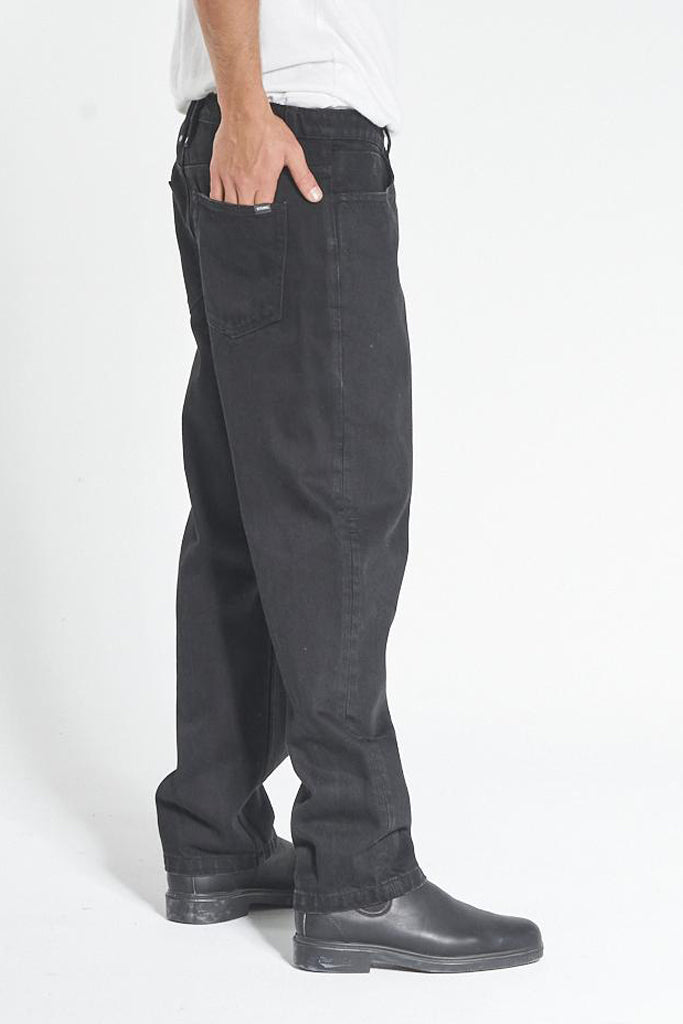 Thrills Slacker Denim Jean Black Rinse