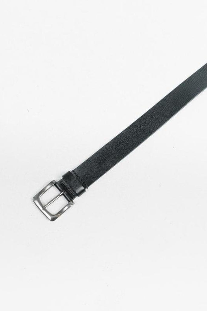 Thrills Wide Leather Belt Black