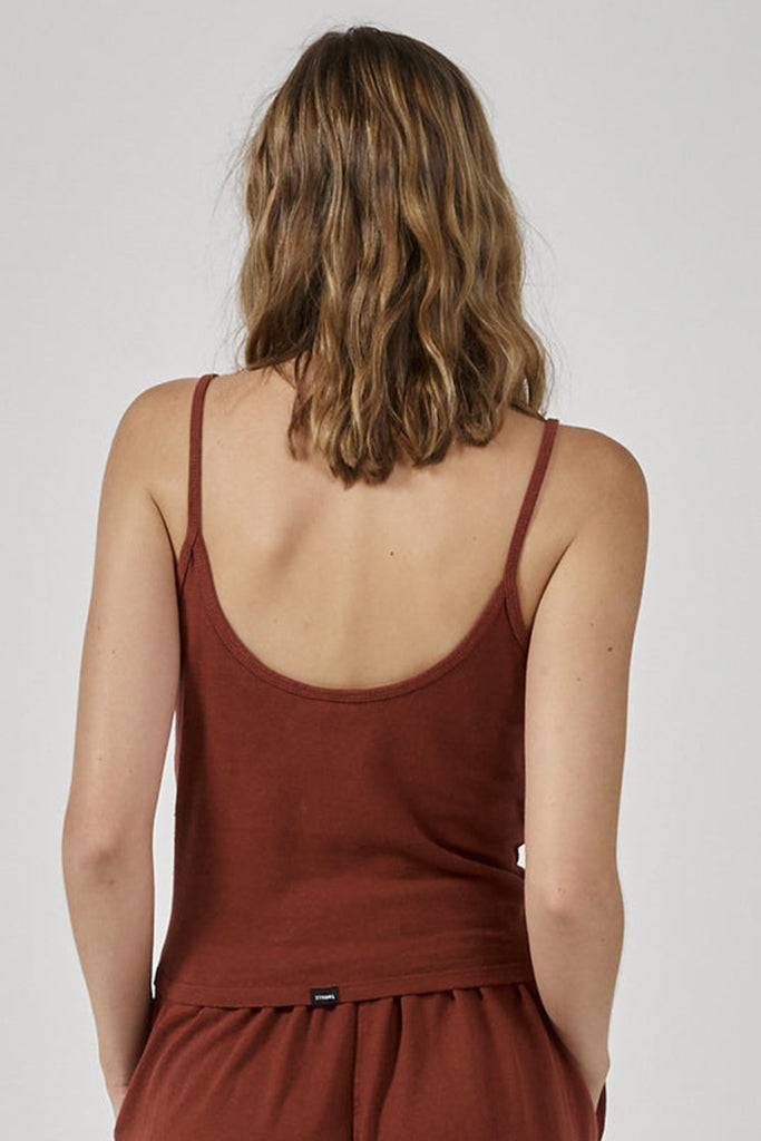 Thrills Hemp Bound Tank - Burnt Henna