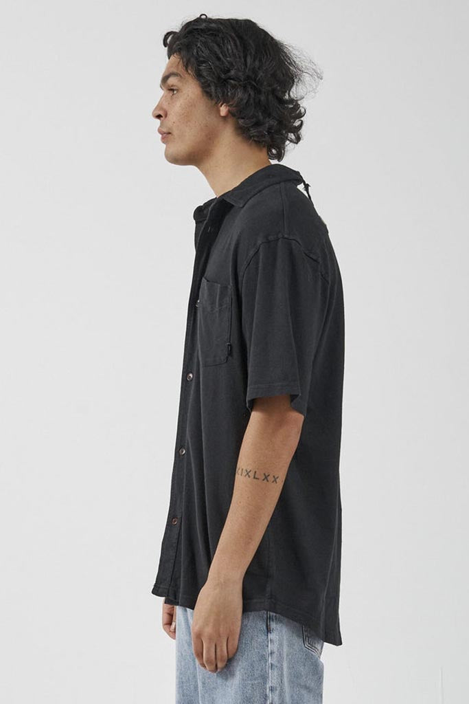 Thrills Hemp Thrills Oversized Short Sleeve Jersey Shirt Black