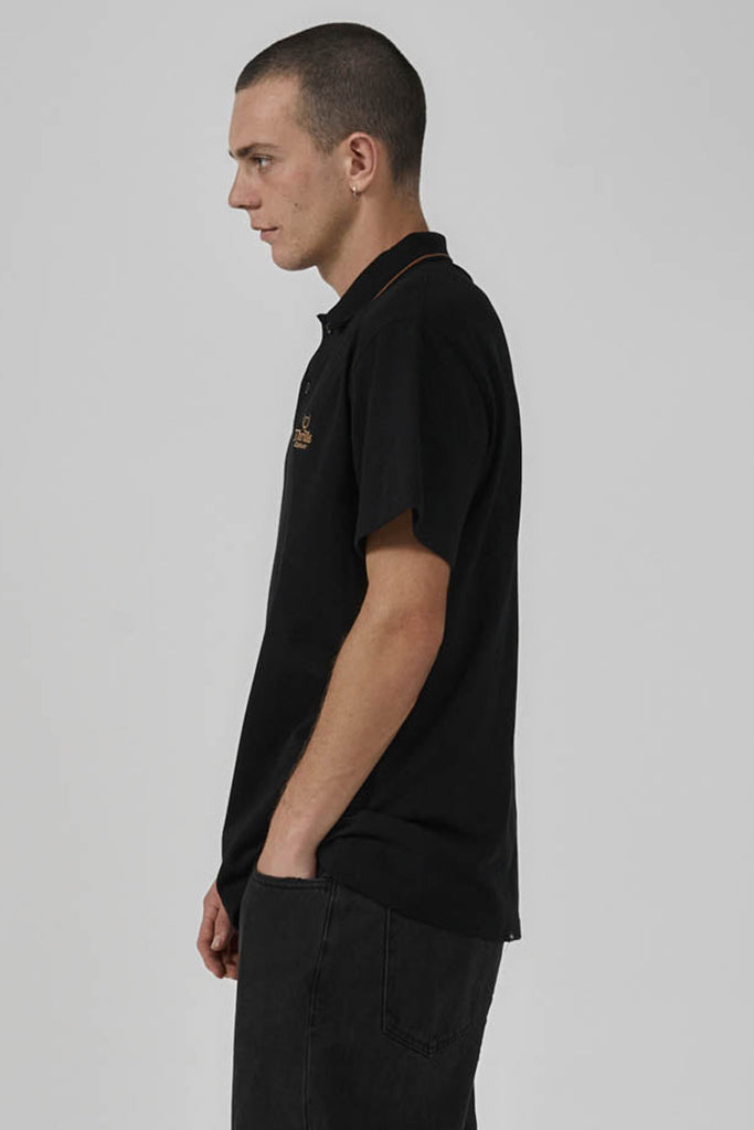 Thrills King Embro Polo - Black