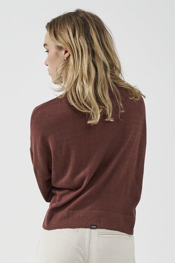 Thrills Pause Knit Pullover Port